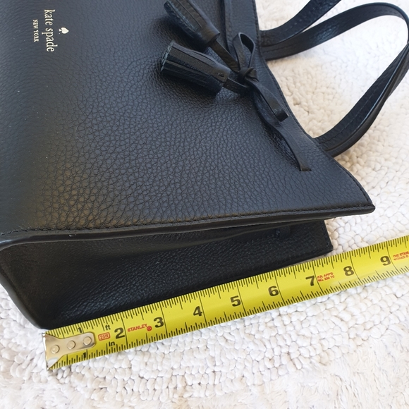 Kate Spade Hayes Street Sam Tote black leather excellent - Picture 5 of 12